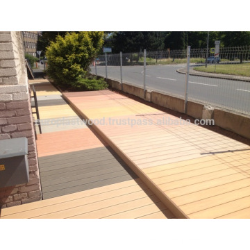 Chaud! Chaud! Outdoor WPC decking pour jardin, piscine